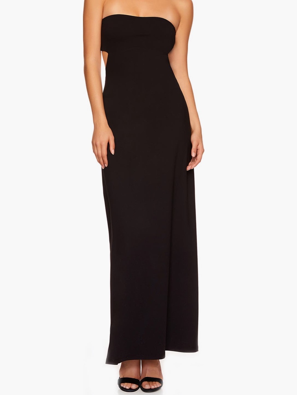 Susana Monaco Strapless Open Back Tube Maxi Dress